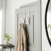 Suporte Cabideiro de Porta Buddy Branco - Ela Decora